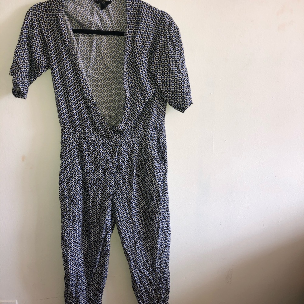 Black,White, and Blue Romper/ Jumpsuit